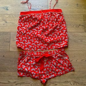 Juicy Couture cami / shorts sleep set